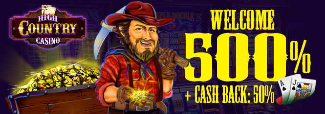 500% WELCOME BONUS + 50% CASH BACK